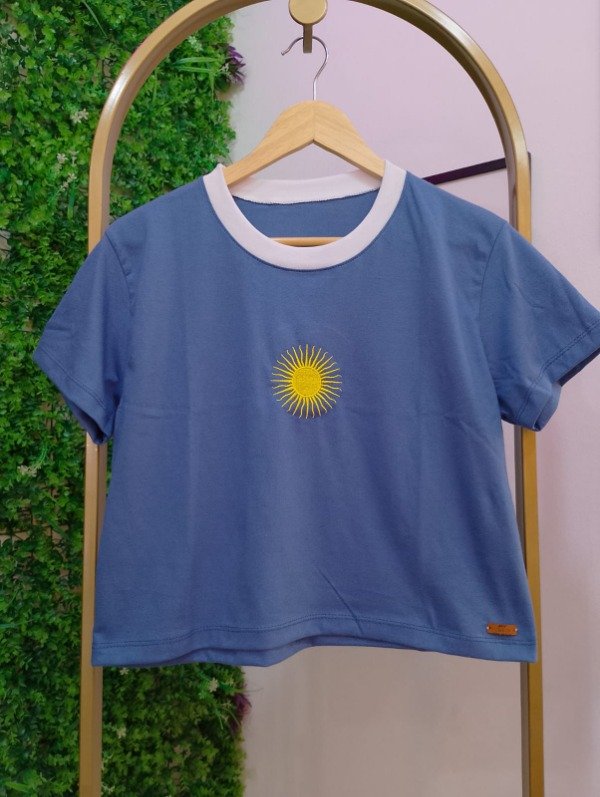 Producto - Remera algodón SOL Azul 0530