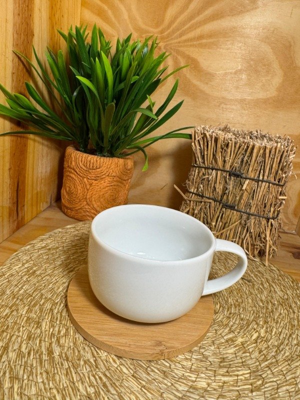 Producto - Taza con plato bambú (Efectivo: 8.960)