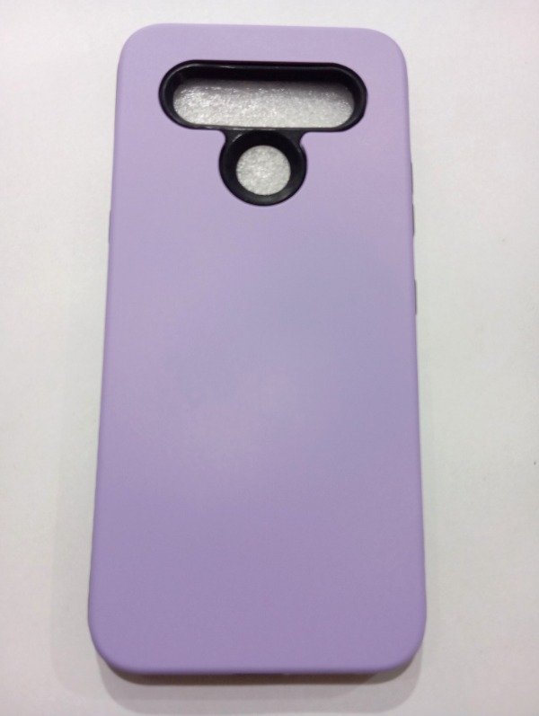 Producto - Funda Lila rígida de alto impacto para LG K51s