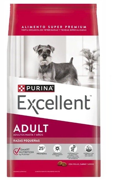 Producto - Excellent Perros Adultos hasta 7 Años Razas Pequeñas
