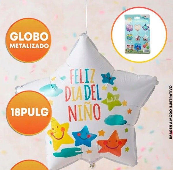 Producto - Dia del Niño - Estrella Estrellitas 18"