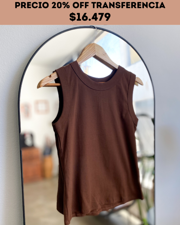 Producto - MUSCULOSA CALA CHOCOLATE