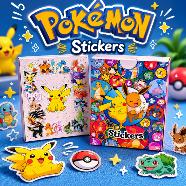 Producto - Cajita de stickers "Pokémon"