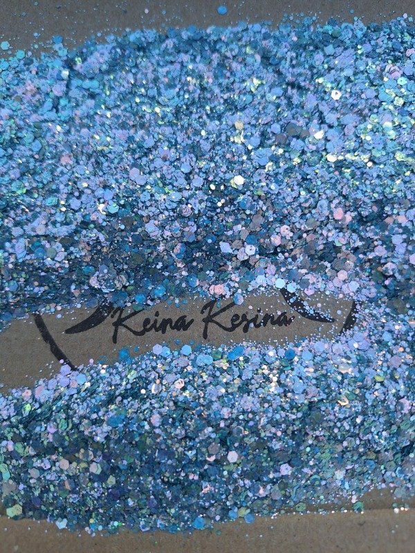 Producto - Glitter sirena celeste