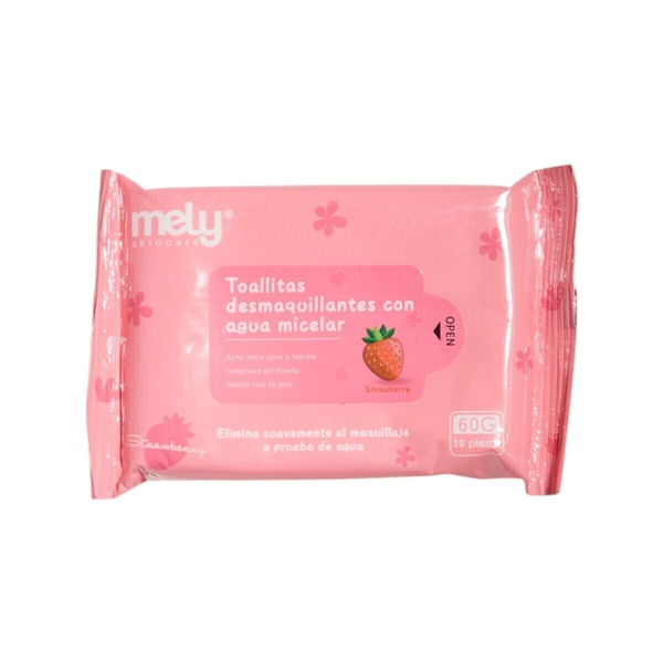 Producto - Toallitas desmaquillantes Mely Frutilla