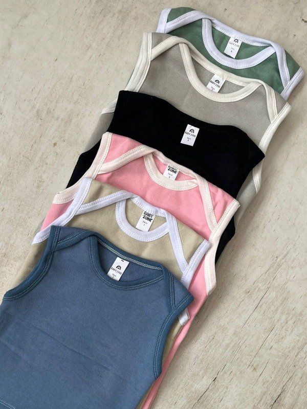 Producto - Chaleco frisa liso 0/12M pack x3 unid