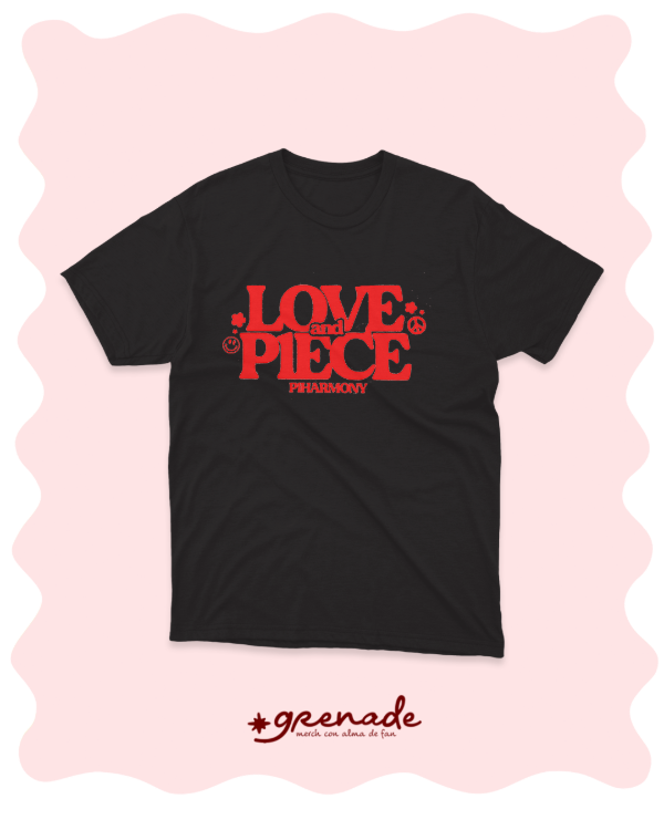 Remera "love and p1ece"
