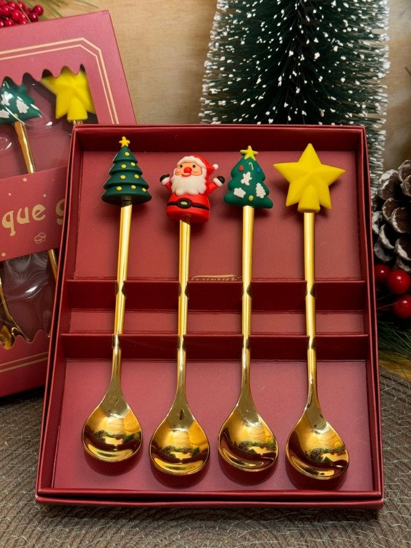 Producto - Set x 4 Cucharas Linea Red 16 cm (Efectivo: 19.920)