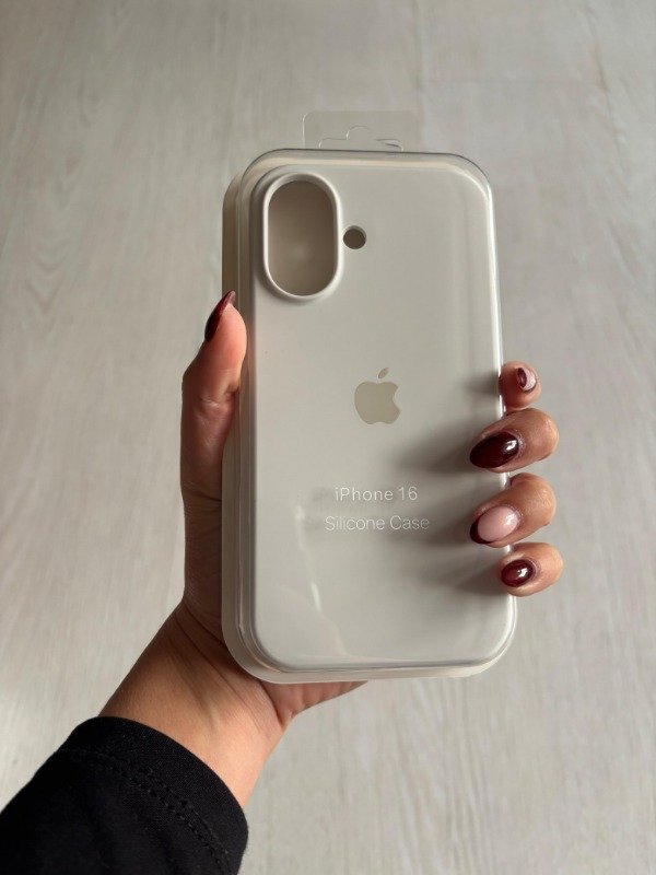 Producto - Silicone Case Blanco Iphone 16