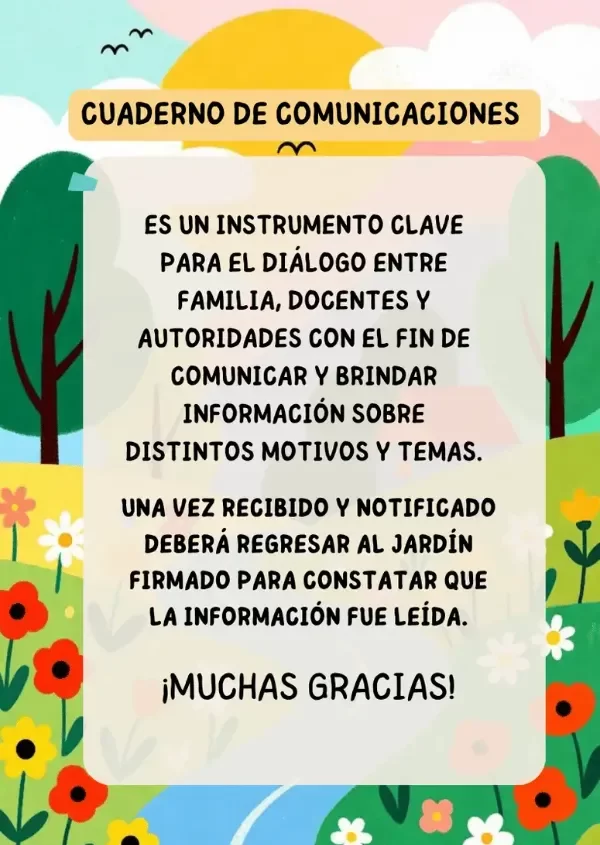 Producto - PACK- Tarjetas cuaderno de comunicados. - 2