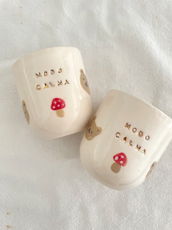 Producto - 2 vasos navidad con oro - 5