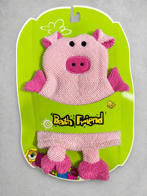 Producto - Guante esponja de baño Chanchito