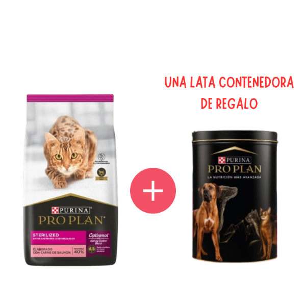 Producto - PRO PLAN Gato Esterilizados x 3 kg + LATA CONTENEDORA DE REGALO