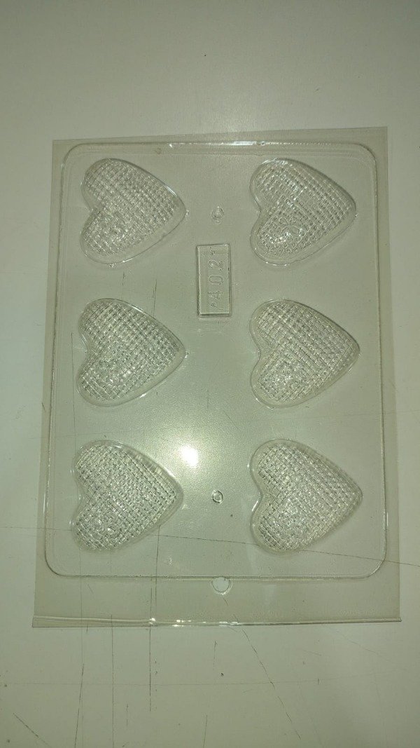 Producto - Molde bombon Corazon texturado x6