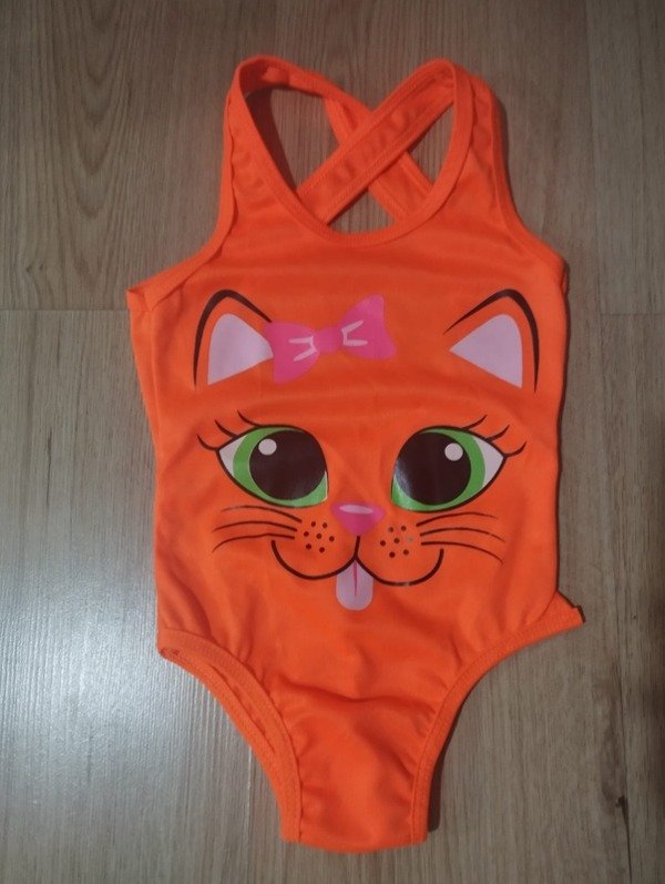Producto - malla gatito naranja fluor