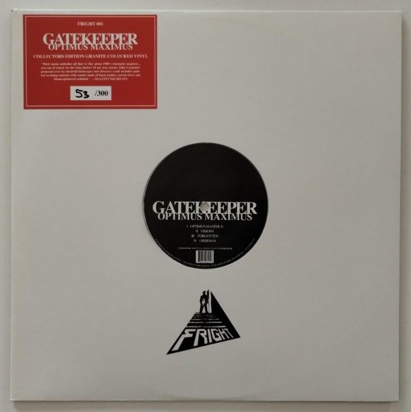 Producto - GATEKEEPER Optimus Maximus Vinilo 12 Italia 2009 LTD Electro SYNTHWAVE