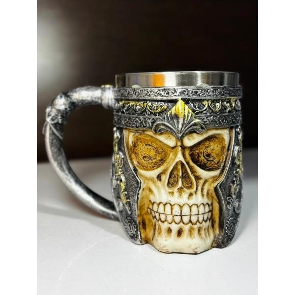 Producto - Chopp Craneo con Yelmo de acero inox