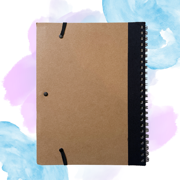 Producto - Libreta con espiral personalizable tipo kraft - A5 y B6 - 2