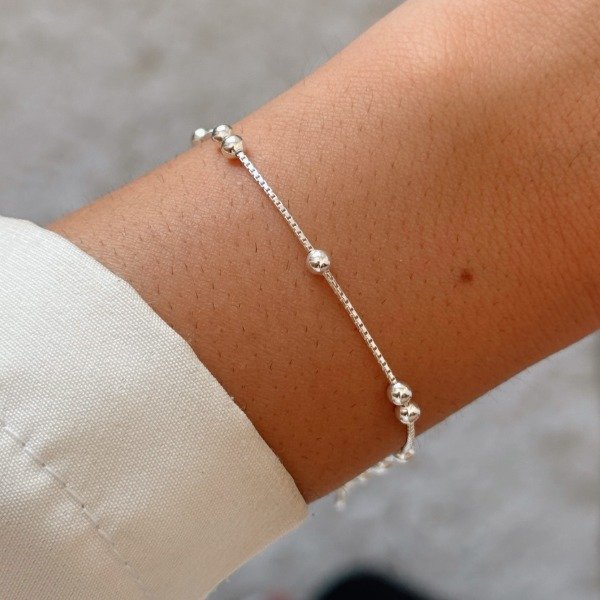 Producto - Pulsera Bolas Tumbes Nahia Plata 925