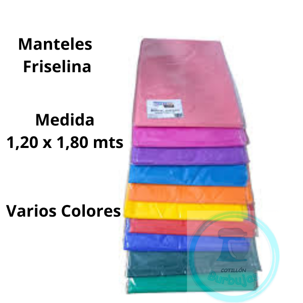 Producto - Manteles Friselina 1,20 x 1,80 mts x1
