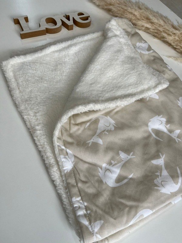 Producto - Manta de Pique con corderito Canguro - COD 060