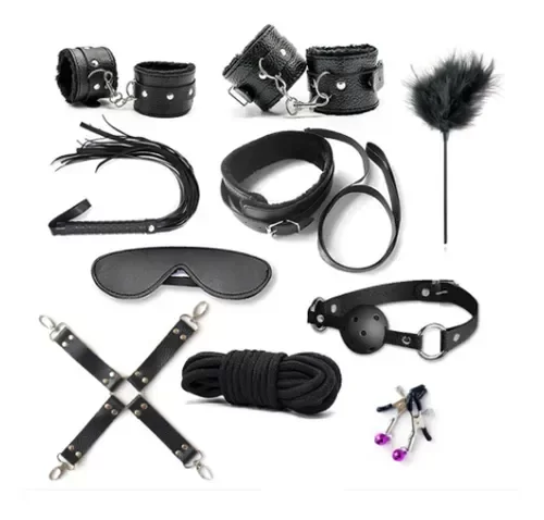 Producto - Kit De Fetiche 10 Piezas Bdsm