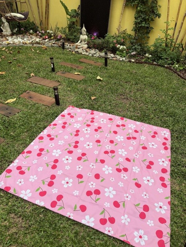 Producto - MANTEL-LONA FLORES Y CEREZOS 150CMX150CM