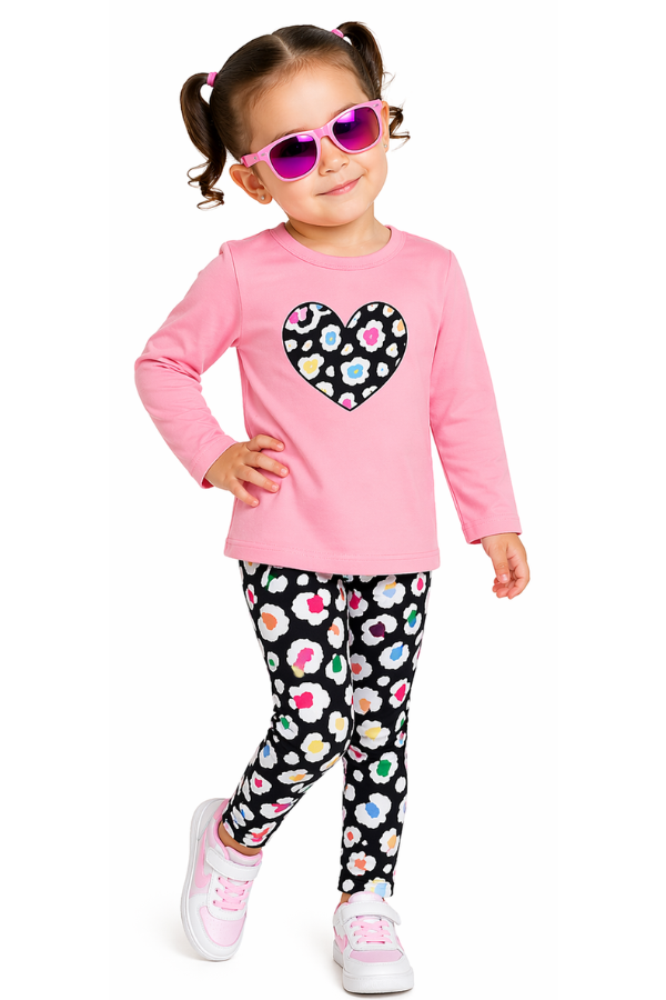 Producto - Conjunto Corazón Print Negro