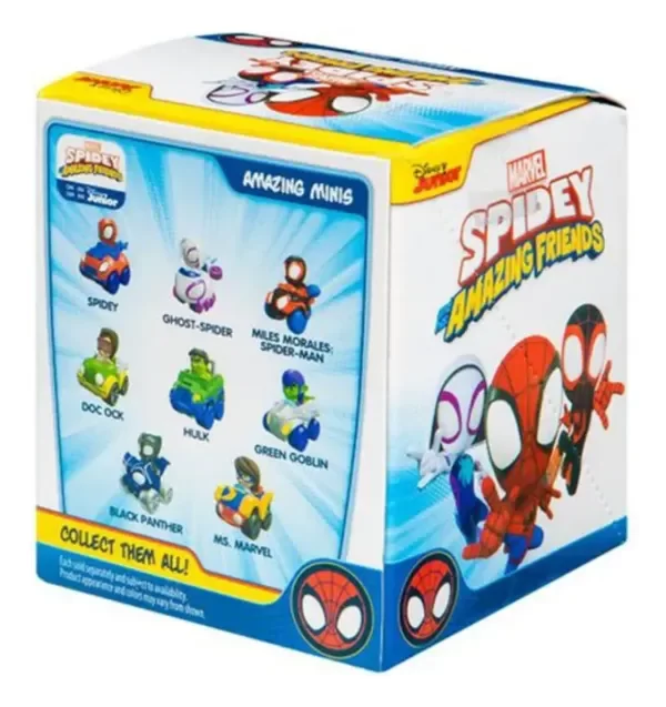 Producto - Spidey Amazing Friends Mini Vehiculos X 8 Coleccion Completa