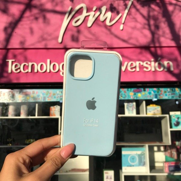 Producto - iPhone 14 Silicone Case Celeste
