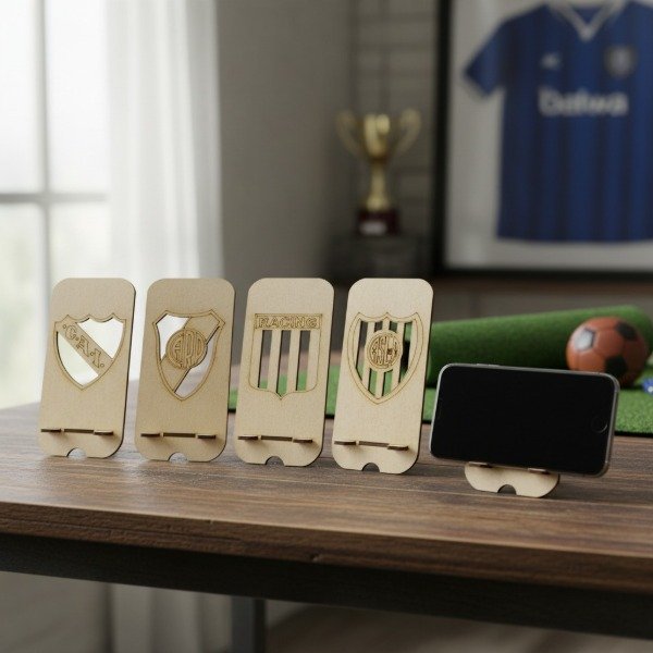 Producto - Apoyacelular Cuadros de Futbol x 10 unidades