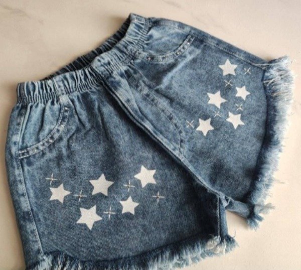 Producto - SHORT DENIM ESTRELLAS