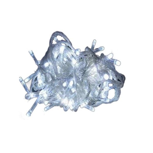 Producto - LUCES NAVIDEÑAS LED X 100 BLANCO FRIO "NAVIDAD"