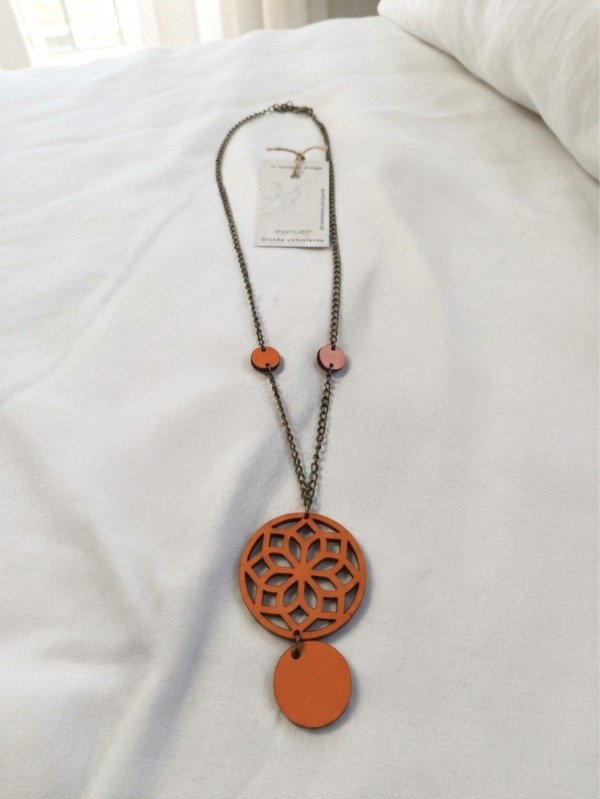 Producto - Collar Mandala / Naranja Valencia - 2
