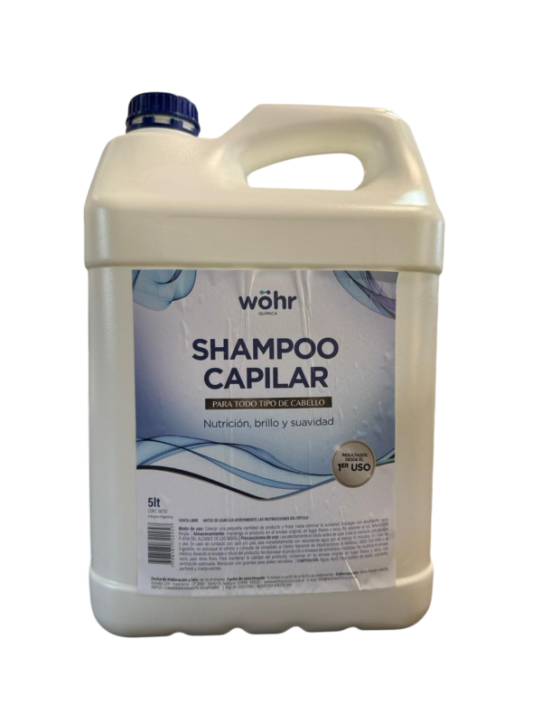 Producto - Shampoo capilar WOHR 5 Litros
