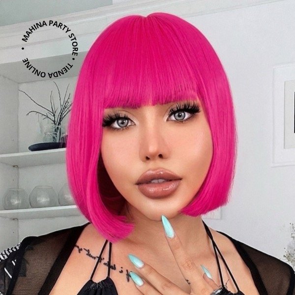 Producto - Peluca corta Fucsia