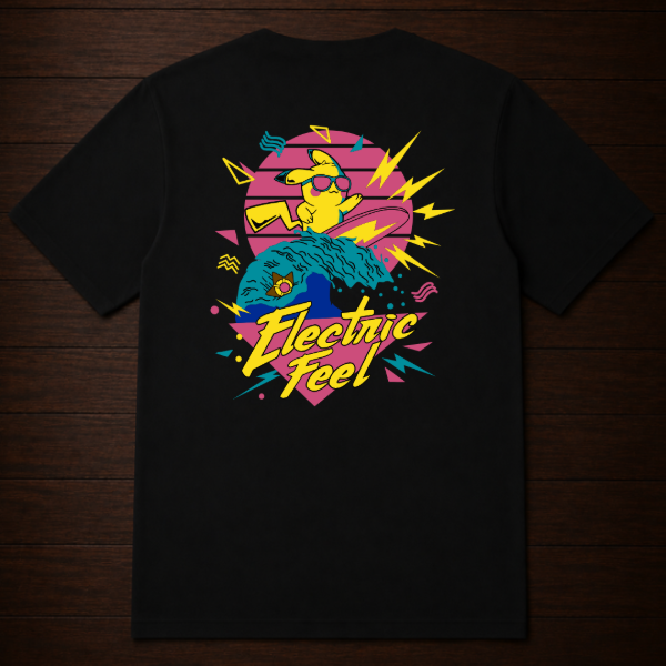 Producto - Remera - Pikachu electric feel (Pokemon) - 1
