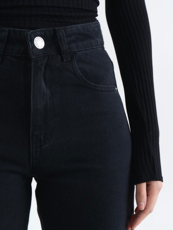 Producto - Jeans wide negro - 1