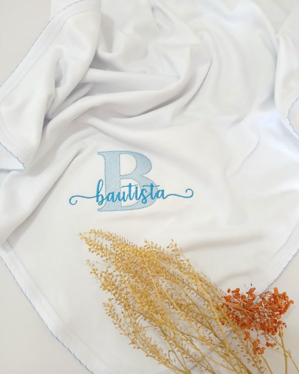 Producto - Manta personalizada inicial y nombre