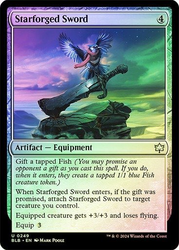 Producto - Starforged Sword Foil  Bloomburrow