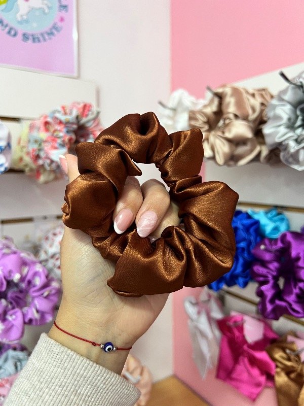 Producto - SCRUNCHIE SATÉN COBRE OSC.