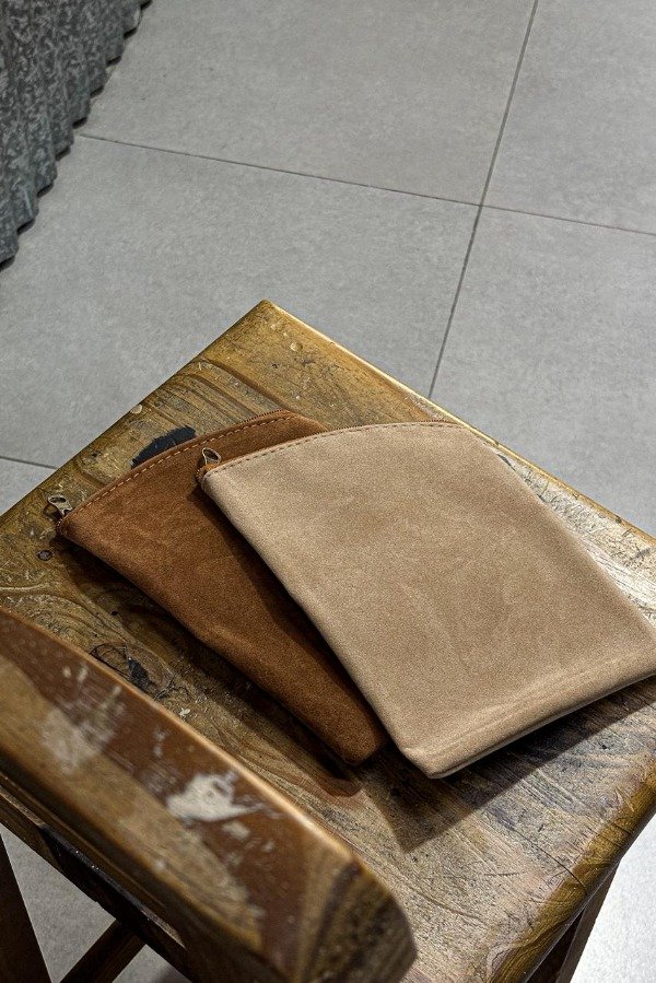 Producto - Yerbero Cuero Gamuza C/ Cierre