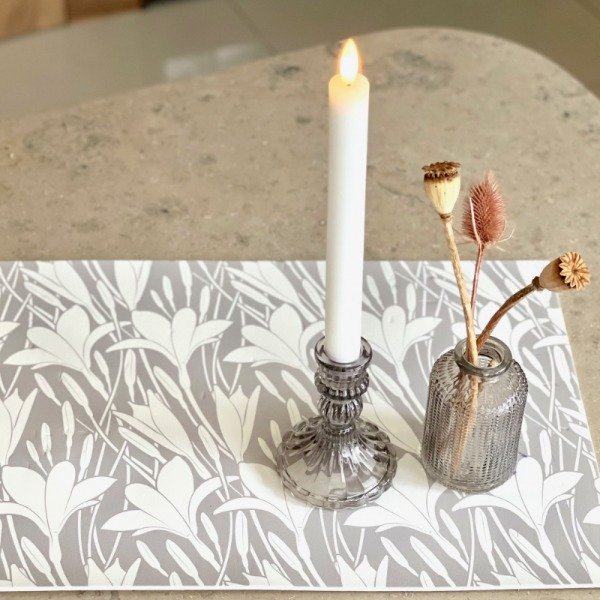 Producto - Candelabro de Vidrio Gri