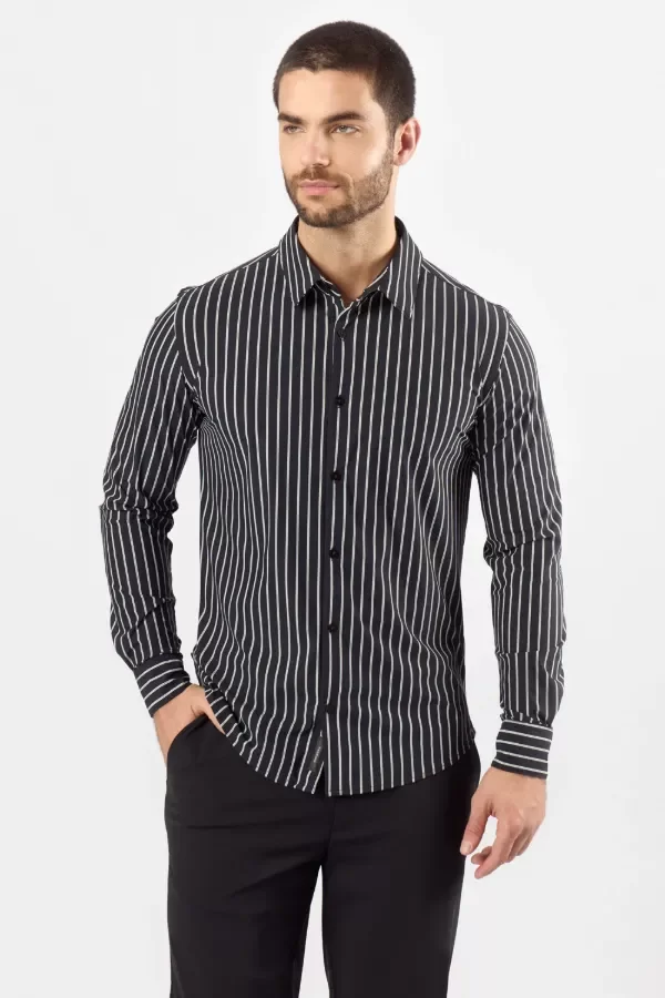 Producto - Camisa Ml Auro Negro Tascani - 0