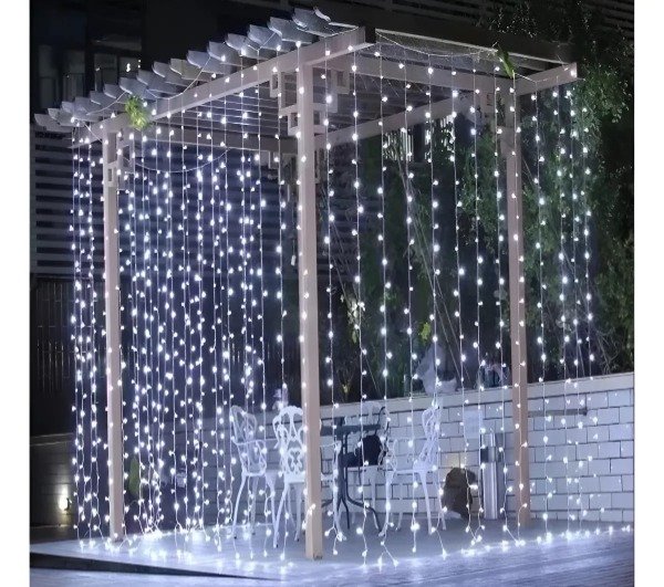 Producto - CORTINA LUZ LED 3X3M CON CONTROL