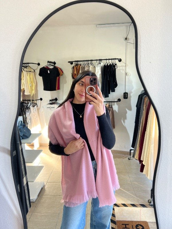 Producto - Pashmina ROSA lisa