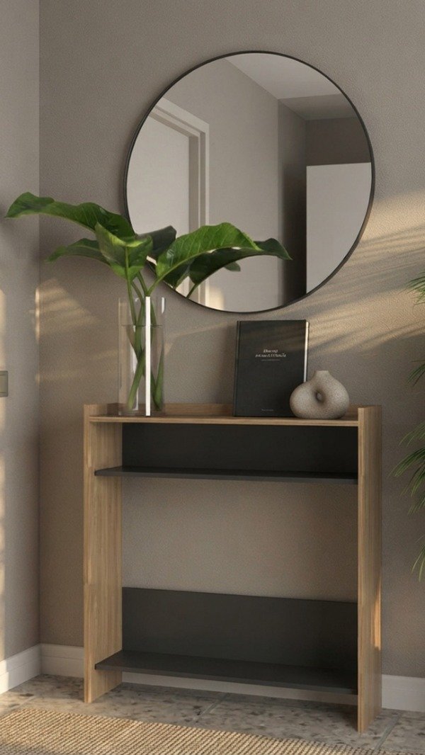 Producto - Recibidor abierto olmo negro