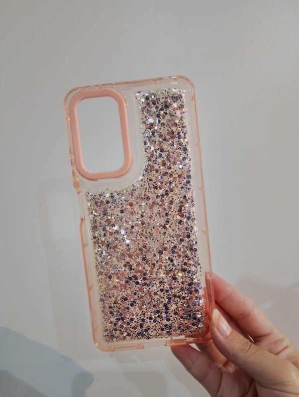 Producto - Luna Case Brillos Rosa