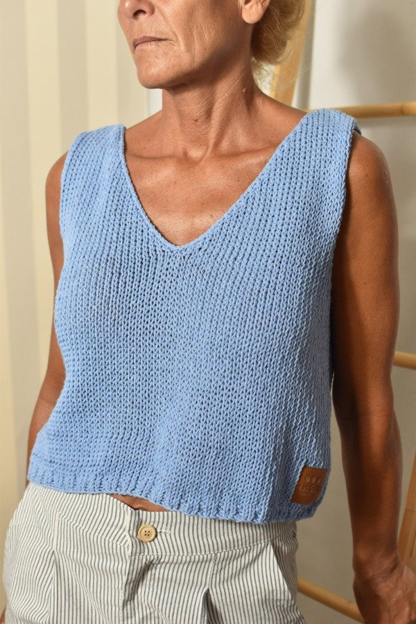 Producto - Top Paz - Azul Pastel