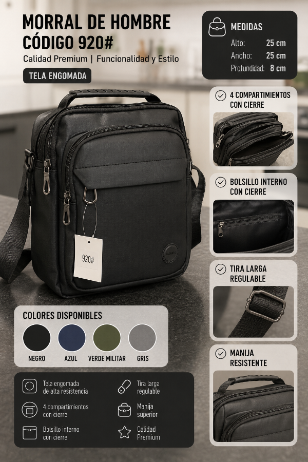 Producto - Morral de hombre - 1